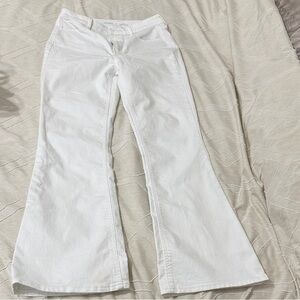 Old Navy Cream Flare Jeans